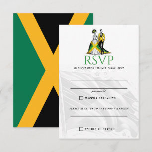 Jamaica Paar RSVP Kaartje