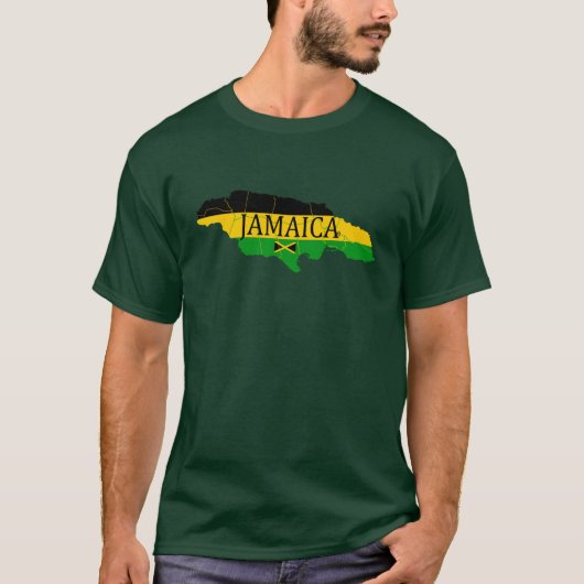Jamaica Parish Flag Colors Art T-Shirt (Voorkant)
