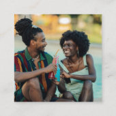 Jamaica Passport Wedding QR Informatiekaartje (Achterkant)