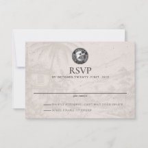 Jamaica Passport Wedding RSVP Kaart