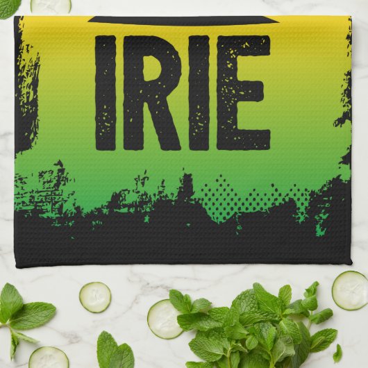 Jamaica Patwah Gezegde Irie Chill Out Relax Theedoek (Gevouwen)