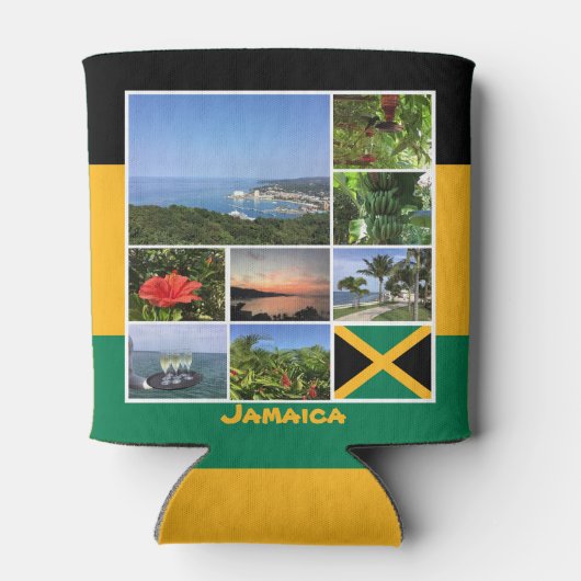 Jamaica Photo Collage Blikjeskoeler (Achterkant)
