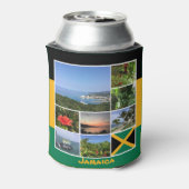 Jamaica Photo Collage Blikjeskoeler (Blikje Achterkant)