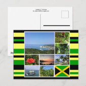 Jamaica Photo Collage Briefkaart (Voorkant / Achterkant)
