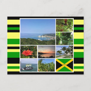 Jamaica Photo Collage Briefkaart