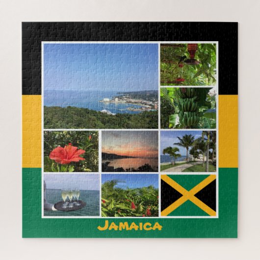 Jamaica Photo Collage Legpuzzel (Verticaal)