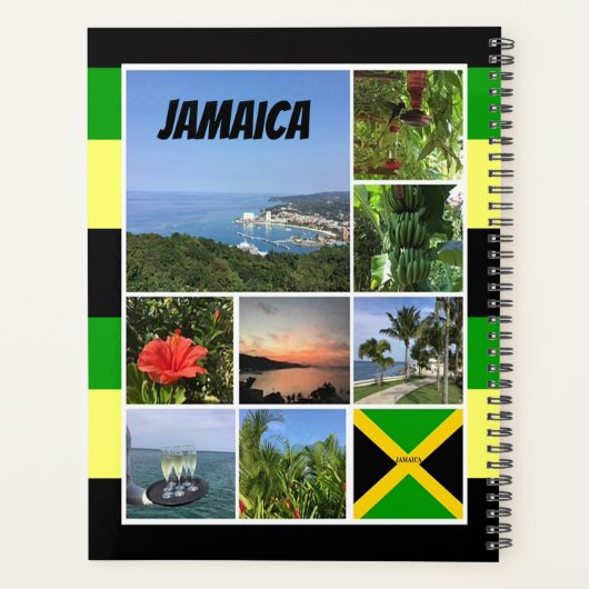 Jamaica Photo Collage Planner (Achterkant)