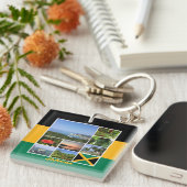 Jamaica Photo Collage Sleutelhanger (Voorkant Rechts)