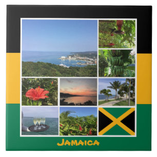 Jamaica Photo Collage Tegeltje