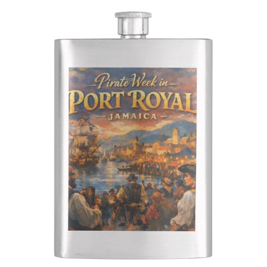 Jamaica piraat week fles flacon (Voorkant)