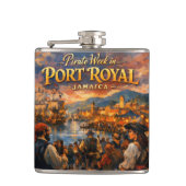 Jamaica piraat week fles heupfles (Voorkant)