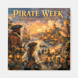 Jamaica piraat week port royal magneet