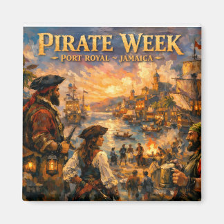 Jamaica pirate weekend port royal magneet