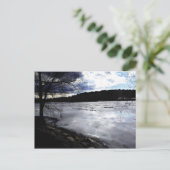 Jamaica Pond, Jamaica Plains, bevroren Briefkaart (Staand voorkant)