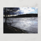 Jamaica Pond, Jamaica Plains, bevroren Briefkaart (Voorkant)
