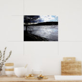 Jamaica Pond, Jamaica Plains, bevroren Poster (Keuken)