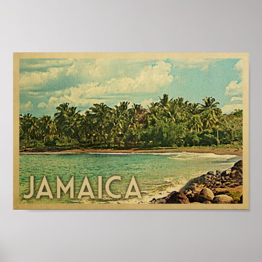 Jamaica Poster - Vintage Travel Poster (Voorkant)