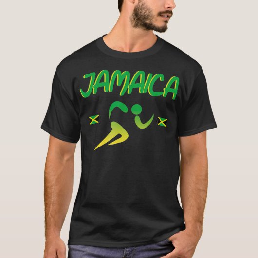 Jamaica Pride Track and Field Running 2021 Souveni T-shirt (Voorkant)