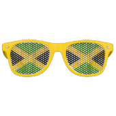 Jamaica Proud Jamaicans - Reggae Party Sunglasses Retro Zonnebril (Voorkant)