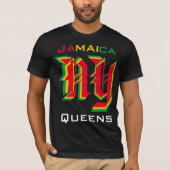 Jamaica Queens Blk. T-shirt (Voorkant)