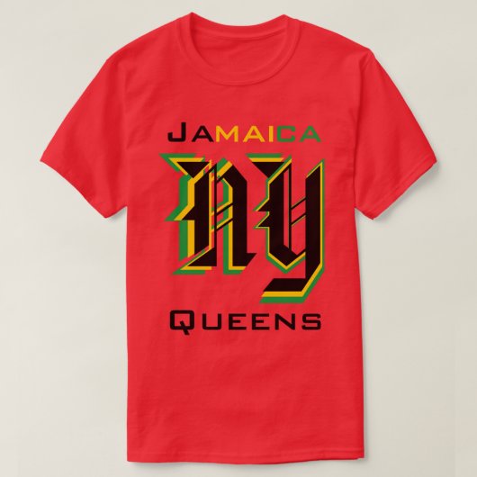 Jamaica Queens T-shirt (Design voorkant)