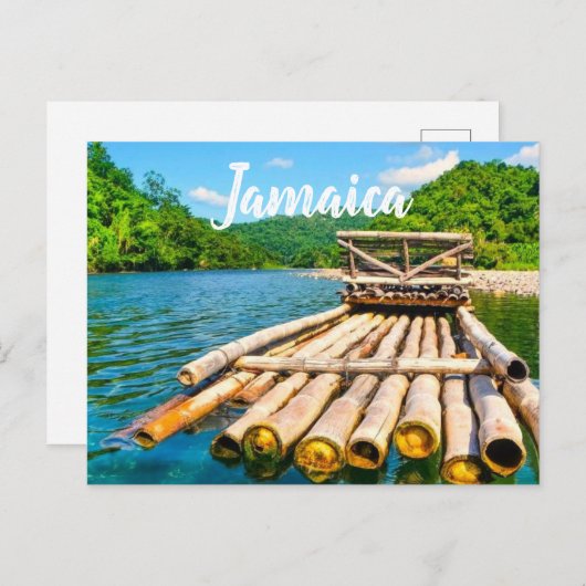 Jamaica rafting briefkaart (Voorkant / Achterkant)