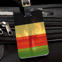 Jamaica Rasta Colors Caribbean Beach