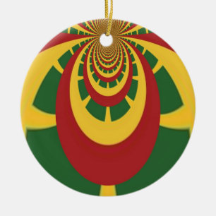 Jamaica Rasta Keramisch Ornament