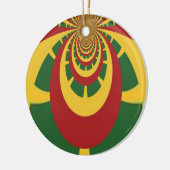 Jamaica Rasta Keramisch Ornament (Links)