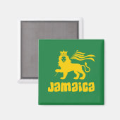 Jamaica Rasta Leeuw Magneet (Voorkant / Achterkant)