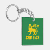 Jamaica Rasta Leeuw Sleutelhanger (Voorkant Links)
