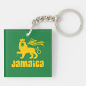 Jamaica Rasta Leeuw Sleutelhanger (Achterkant)