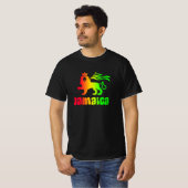 Jamaica Rasta Leeuw T-Shirt (Voorkant volledig)