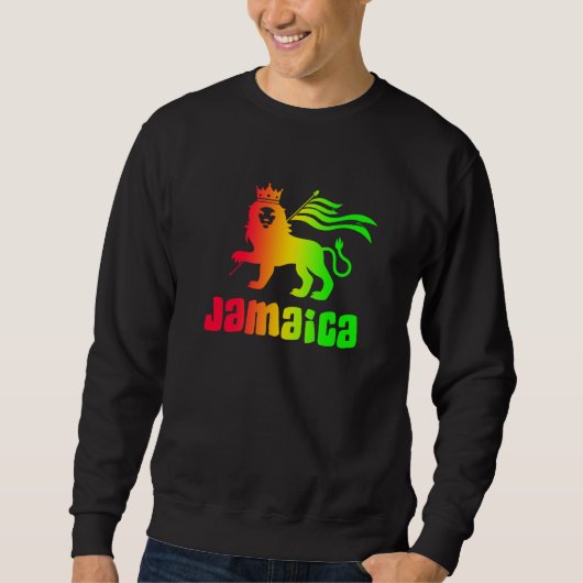 Jamaica Rasta Leeuw  Trui (Voorkant)