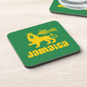 Jamaica Rasta Lion Bier Onderzetter