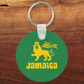 Jamaica Rasta Lion Sleutelhanger (Voorkant)