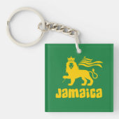 Jamaica Rasta Lion Sleutelhanger (Voorkant)