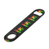 Jamaica Rasta Lion Speed Flessenopener (Voorkant Gekanteld)