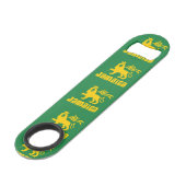 Jamaica Rasta Lion  Speed Flessenopener (Achterkant Gekanteld)