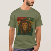 Jamaica Rasta Lion T-shirt (Voorkant)