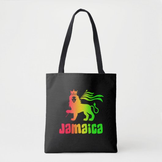 Jamaica Rasta Lion Tote Bag (Voorkant)
