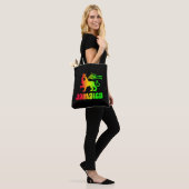 Jamaica Rasta Lion Tote Bag (Op model)