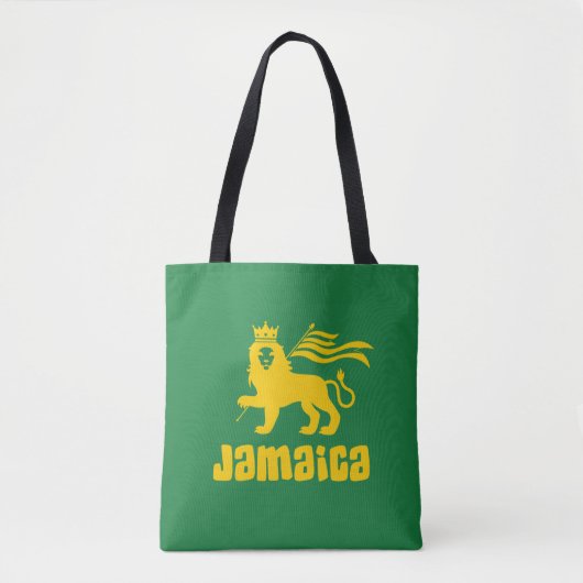 Jamaica Rasta Lion Tote Bag (Voorkant)