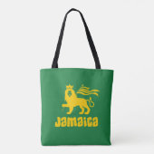 Jamaica Rasta Lion Tote Bag (Achterkant)