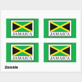 Jamaica Rechthoekige Sticker (Vel)