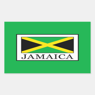 Jamaica Rechthoekige Sticker