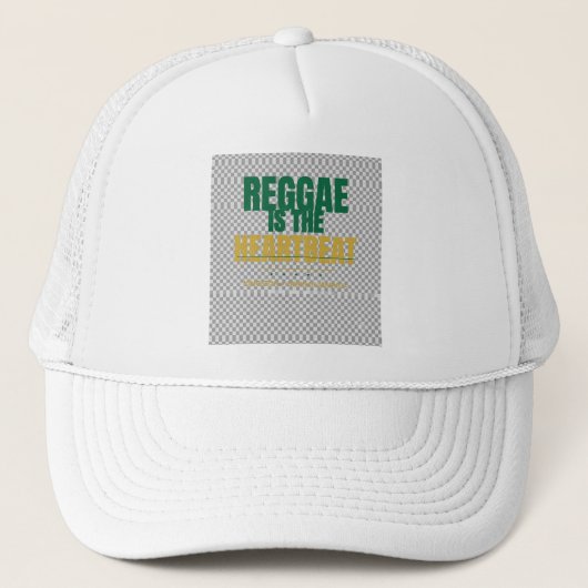 Jamaica Reggae Design Hoeden Trucker Pet (Voorkant)