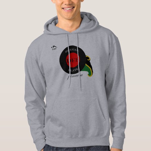 Jamaica Reggae Dub Bord Hoodie Sweatshirt (Voorkant)