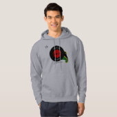 Jamaica Reggae Dub Bord Hoodie Sweatshirt (Voorkant volledig)