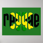 jamaica reggae poster (Voorkant)